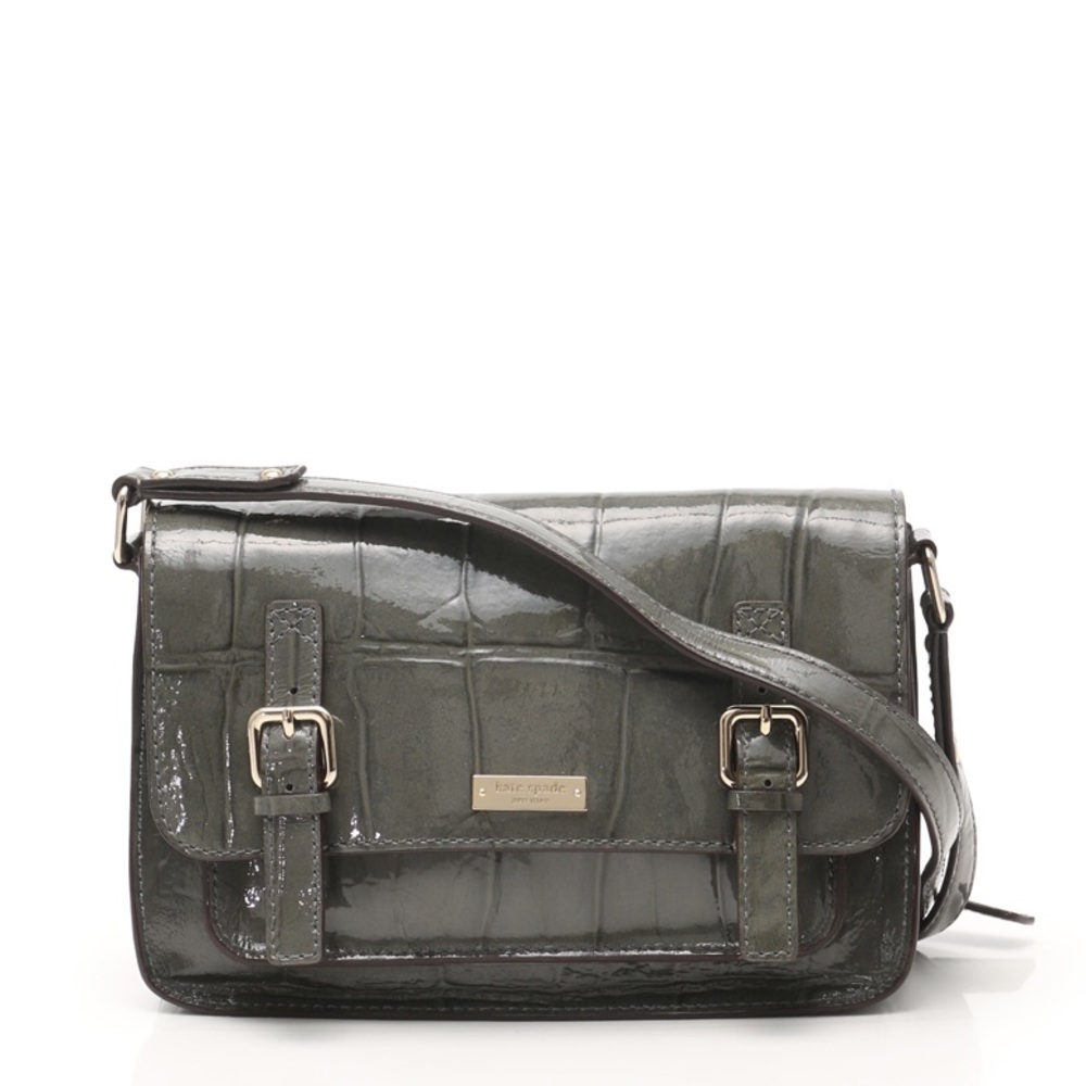 Kate Spade Knightsbridge Crossbody Bag Embossed Crocodile